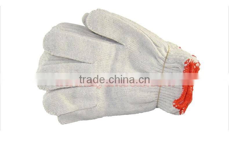Cotton safety gloves working gloves safety gloves work gloves knitted gloves, industrial gloves, garden gloves