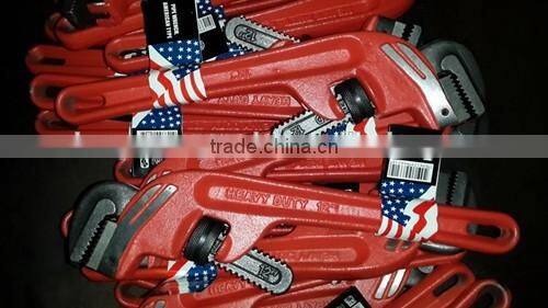 heavy duty carbon steel forged pipe wrench