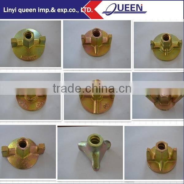 Formwork Accessories iron carbon wing nut with bolt