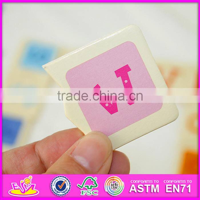 2016 best sale funny children wooden domino blocks W15A069
