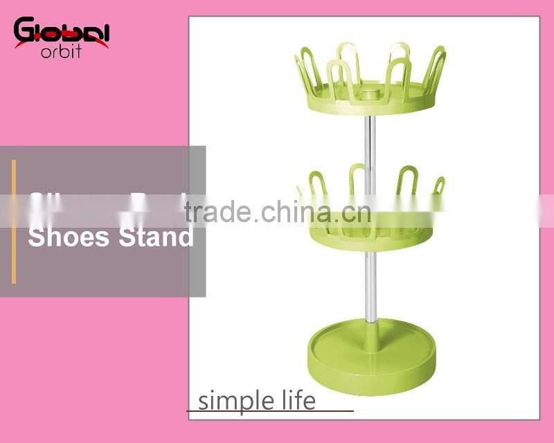 Simple designs Vinyl Coated Boot Tidy Storage Stand 4 Tier Metal Shoe Rack