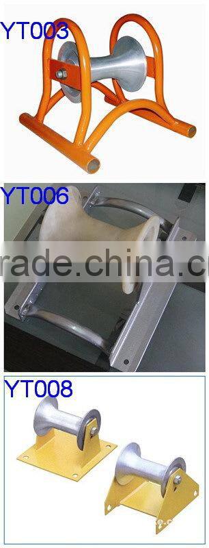 Straight line bridge roller,cable laying rollers.