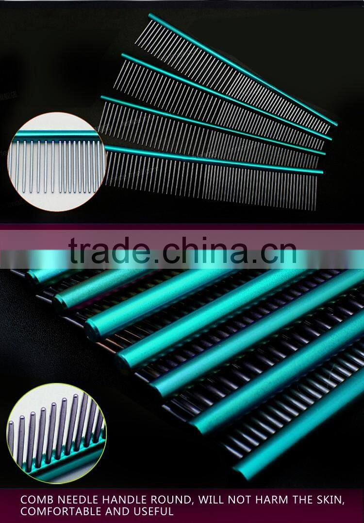 Stainless Steel Dog Comb Pet Comb Metal Lice Comb For Grooming