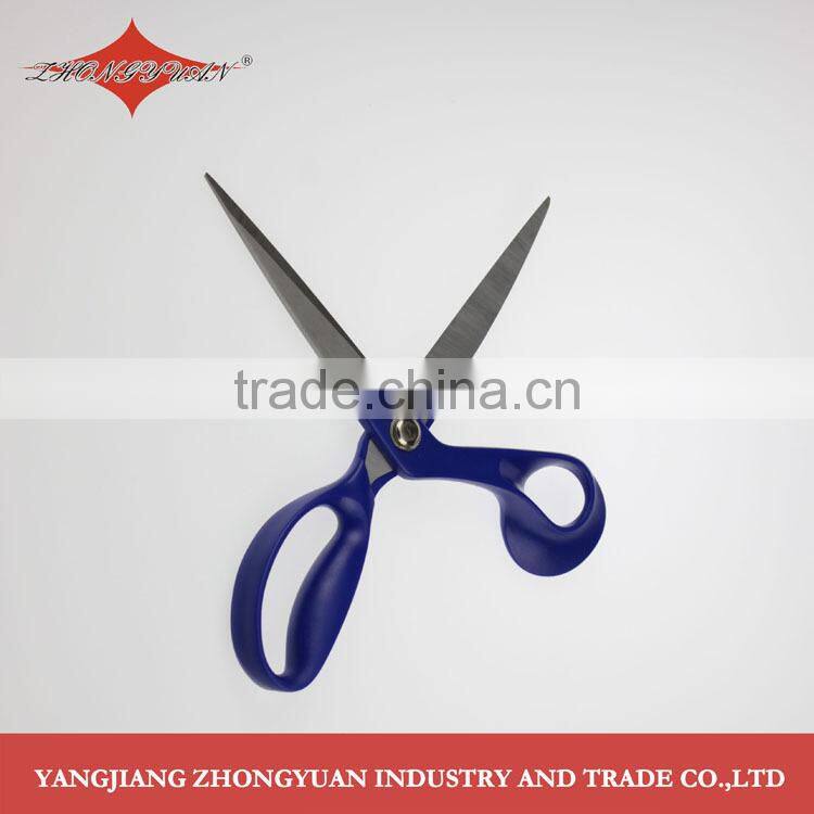 Stainless steel scissors with plastic handle, hot selling 10 inches
