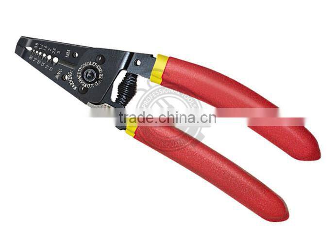 0.2-0.8mm Wire Stripping Pliers With Matte Rubber Handle