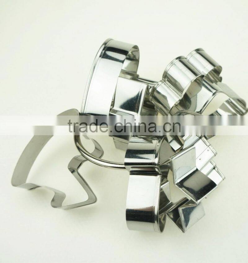 47024 8 pcs stainless steel cookie cutter set