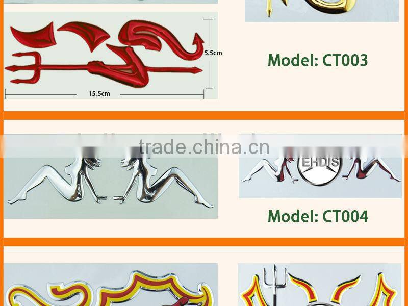 bear claw car stickers decal to stick on the logo of auto