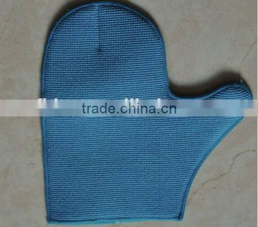 Microfiber Fabric sponge complex towel Wash glove