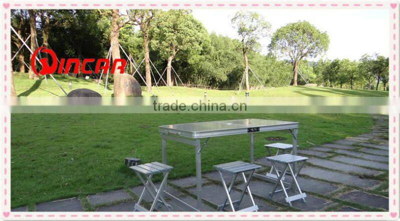 Folding Trestle Table With Color Packing