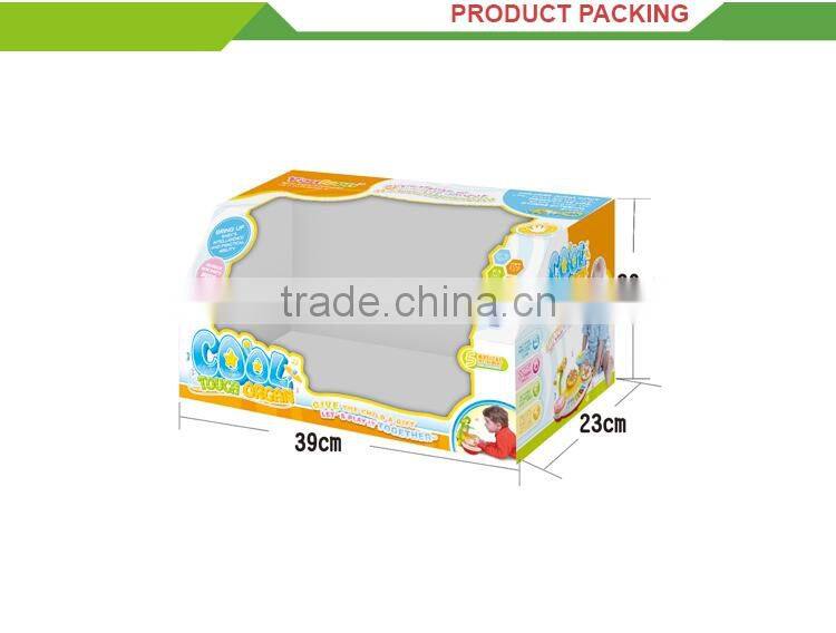 High quality baby plastic musical toy piano with microphone