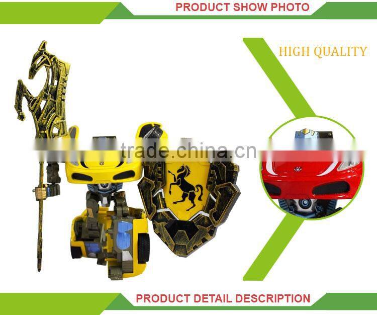 Wholesale Child toys car transforme robot poli car