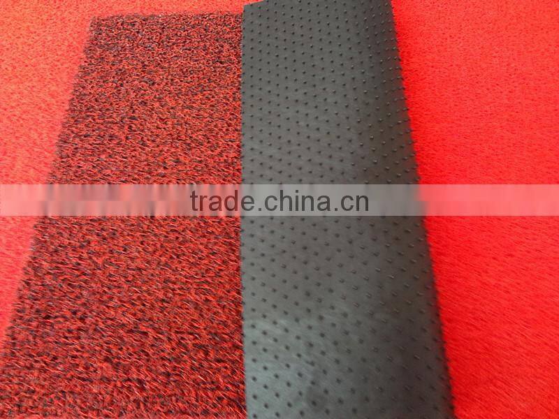 2015 hot car carpet with nail backing from factory