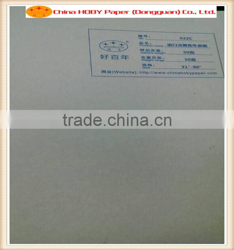 pe coated kraft paper for food