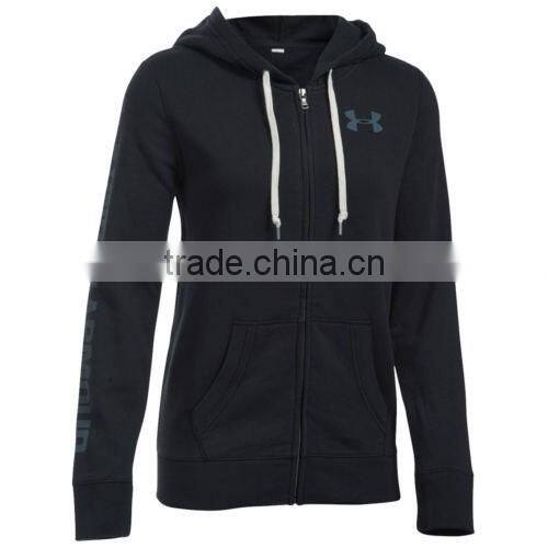 Custom women hoodie ladies fleece top