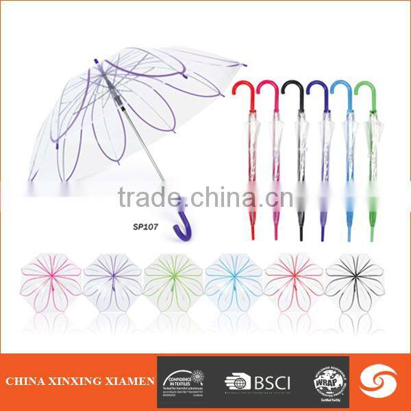 2017 new style fasion cheap Transparent Umbrella