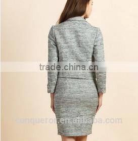 100% new wool ladies skirt suits latest design WMSU20150013
