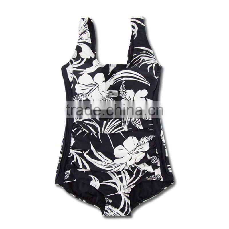 2017Art Style Children Girl Swimwear One Piece Sexy Swimsuit
