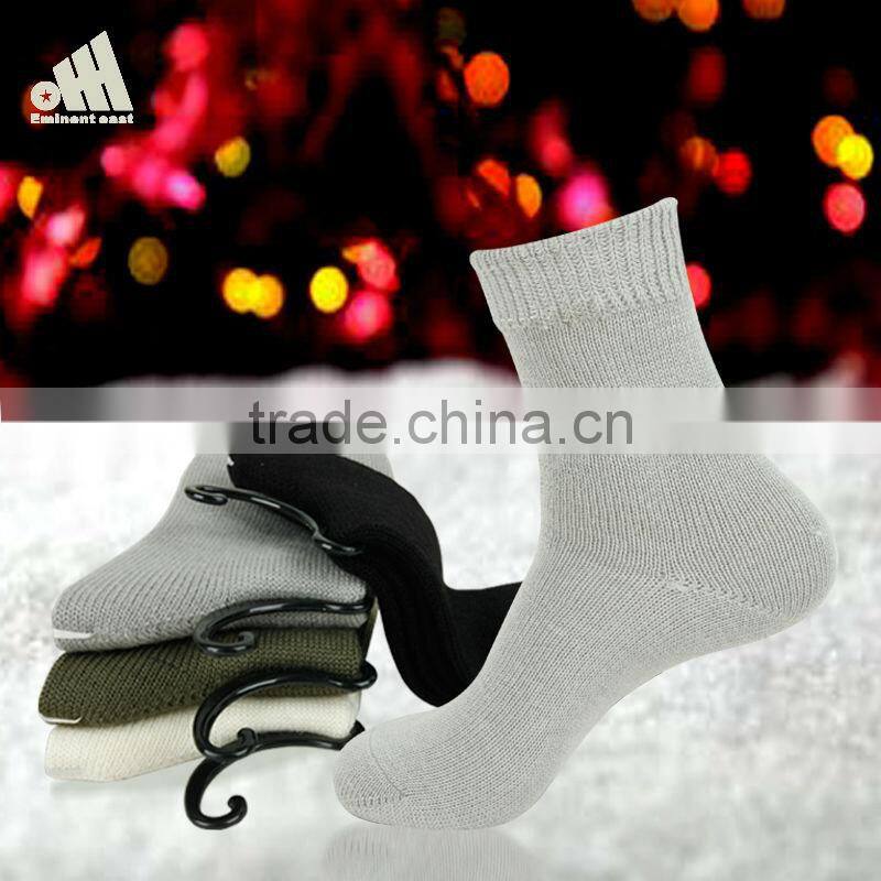 2015 sock manufacture in China winter 100% merino wool sock