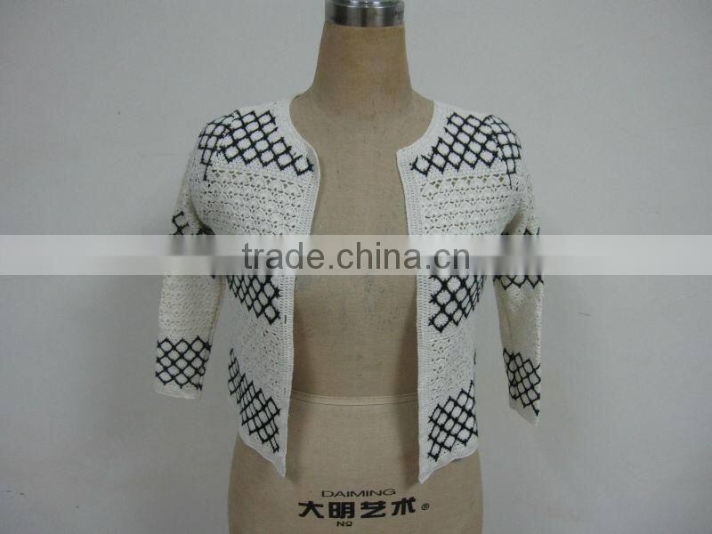 lady's silk cotton crochet shawls