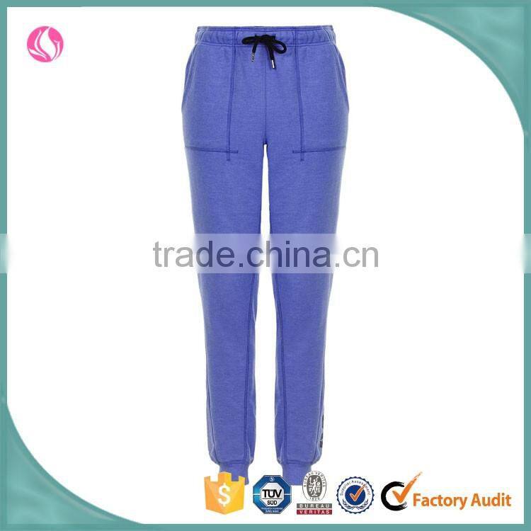 Wholan New high quality cotton bagged cotton drawstrings sweat pant, joggers