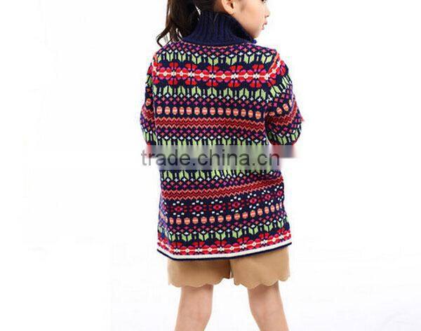 Latest Color Combination Open Chest Sweater For Kids