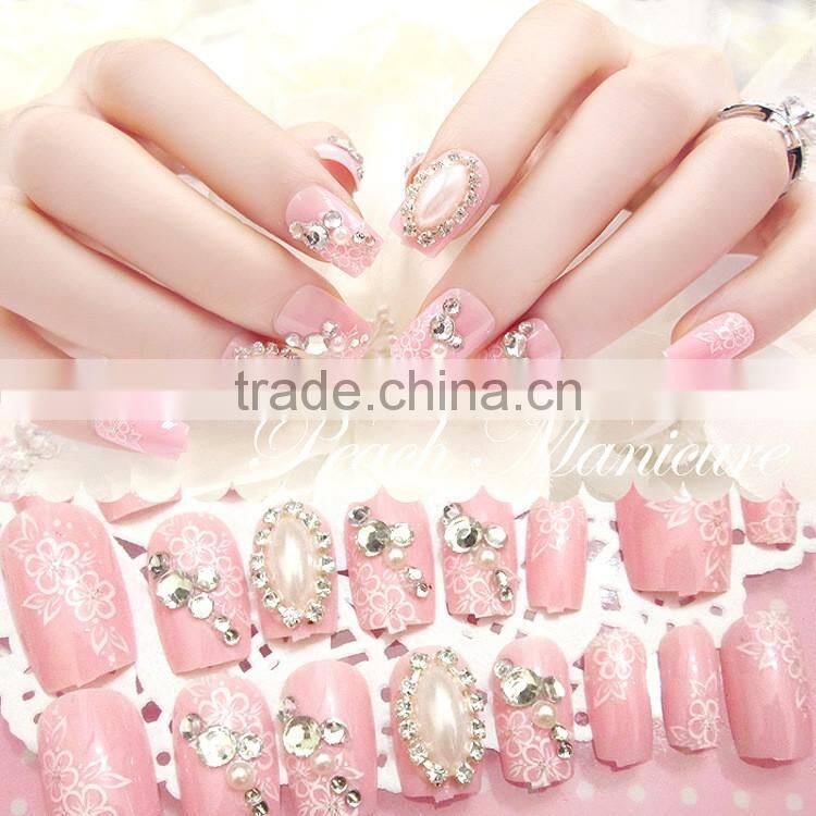 Wholesale 24PCS/Pack Korea Style Full Cover False Nails