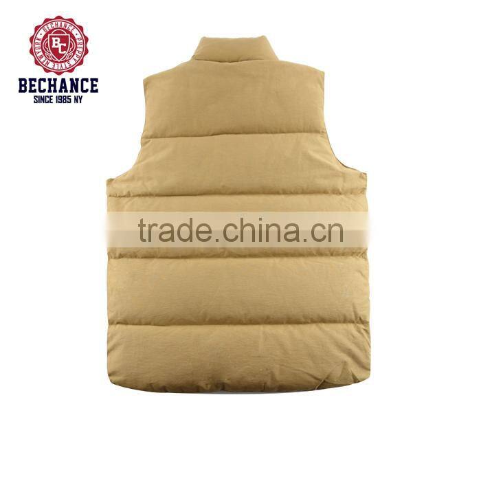 100%nylon 80% down 20% feather men heated vest