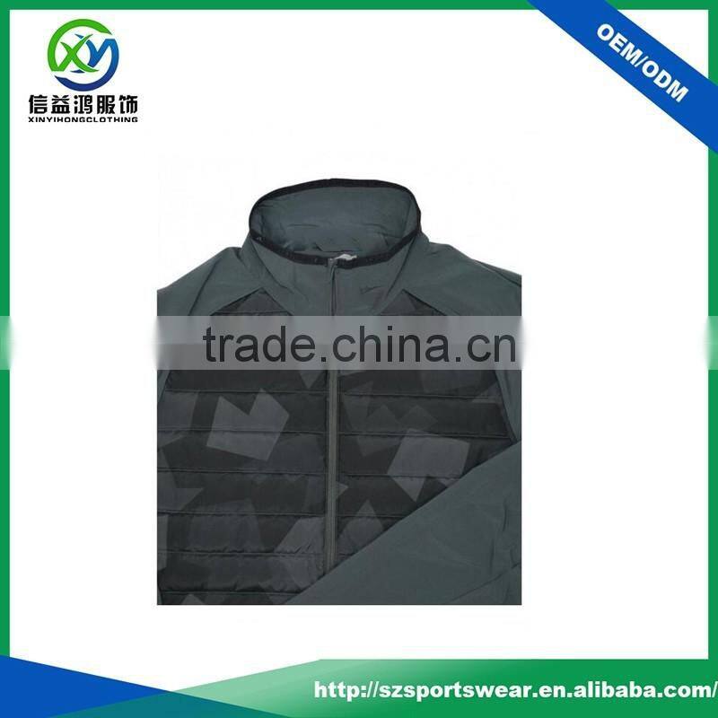 OEM custom nylon polyester breathable sublimation pattern man jacket