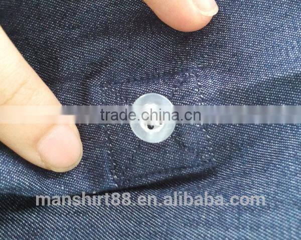 2017 high quality denim shirt jeans shirt