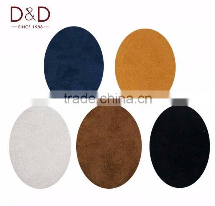 D&D 10Pcs/Lot Artificial Leather Patches Iron On Patch Repair Elbow Knee For Clothing Accessories 5 Colors