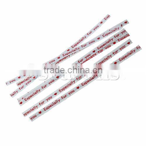 Wholesale White " Especially for you " Kraft Brown Paper Twist Ties