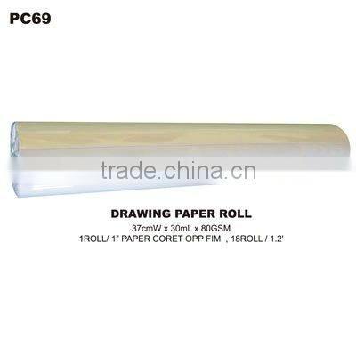 (PC69) DRAWING PAPER ROLL MEMO MESSAGE PAINT