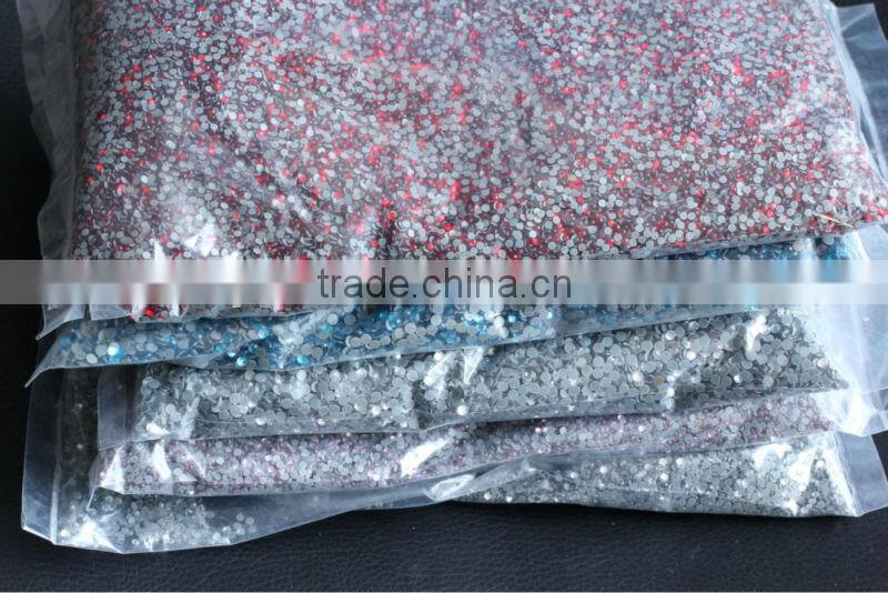 hot fix rhinestone crystal stone fashion clothing accessories glass beads