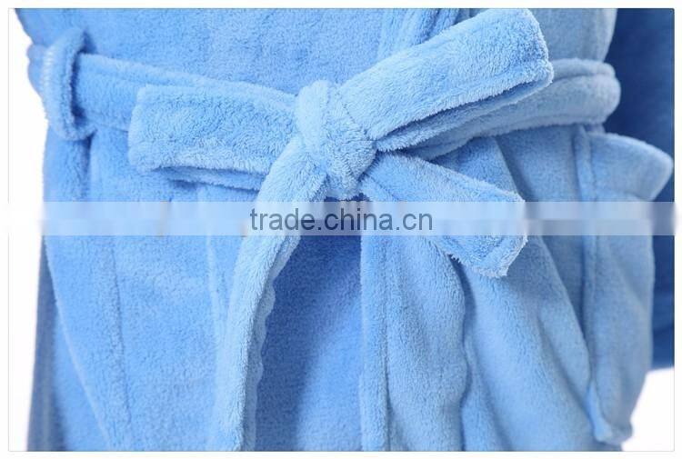 coral fleece beauty bathrobe unisex salon beauty bathrobe
