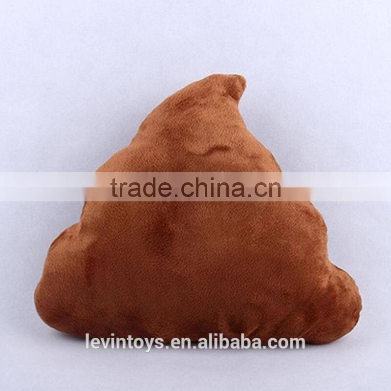 Custom Toy Accessaries Soft PP Cotton Plush Emoji Cushion For Sofa