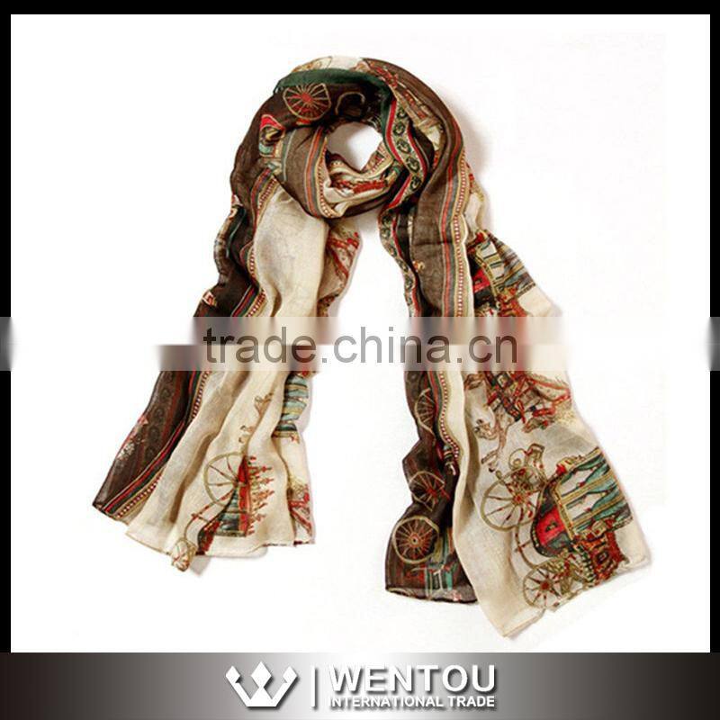 New Women Soft Long Carriage Fashionable Scarf