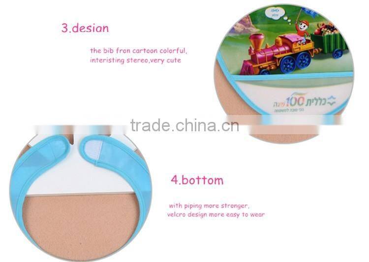 cartoon printed waterproof saliva towel feeding bib baby infant lunch bib