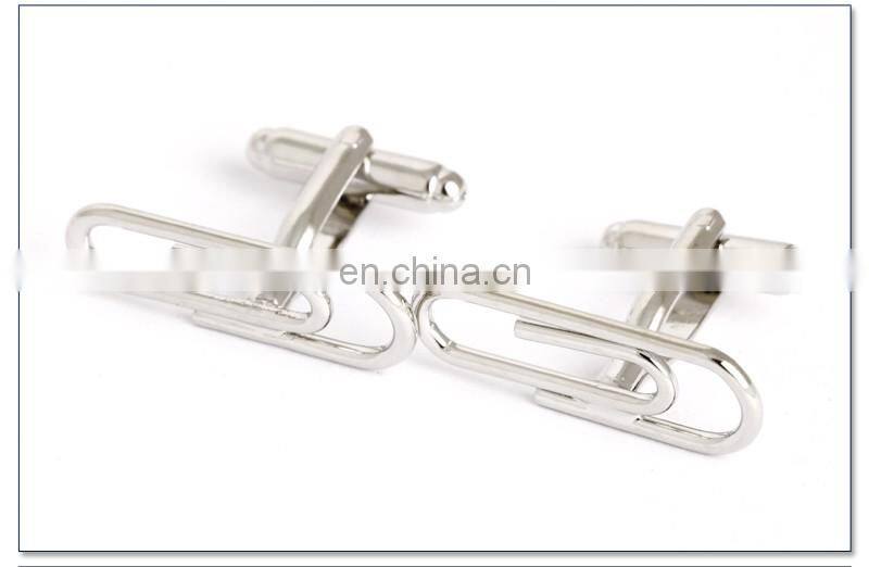 PAPER CLIP CUFFLINKS