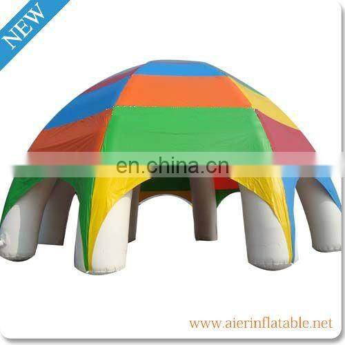 EN14960 tortoise Inflatable Tents with 6 pillars/simple camping tent