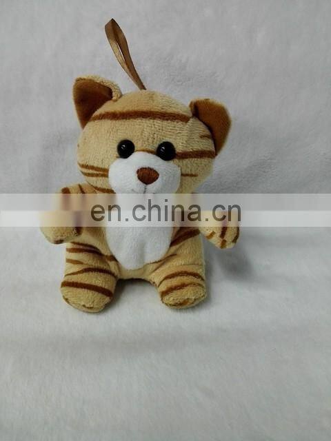 Plush keychain toy cute stuffed raccoon keychain toy