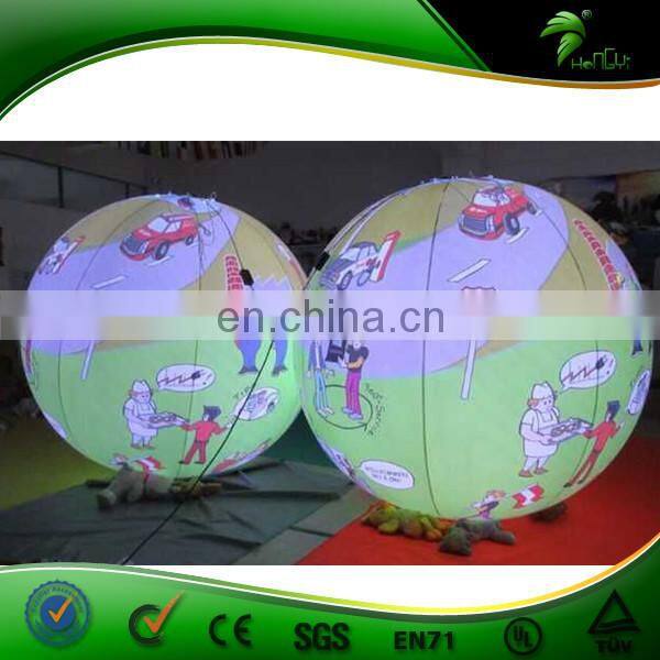 Inflatable Advertising Helium Balloon Customized Printing Inflatable LED Lighting Decoration Balloon