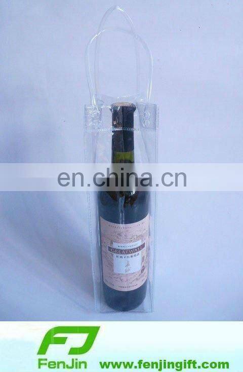 pvc wine cooler bag with handle