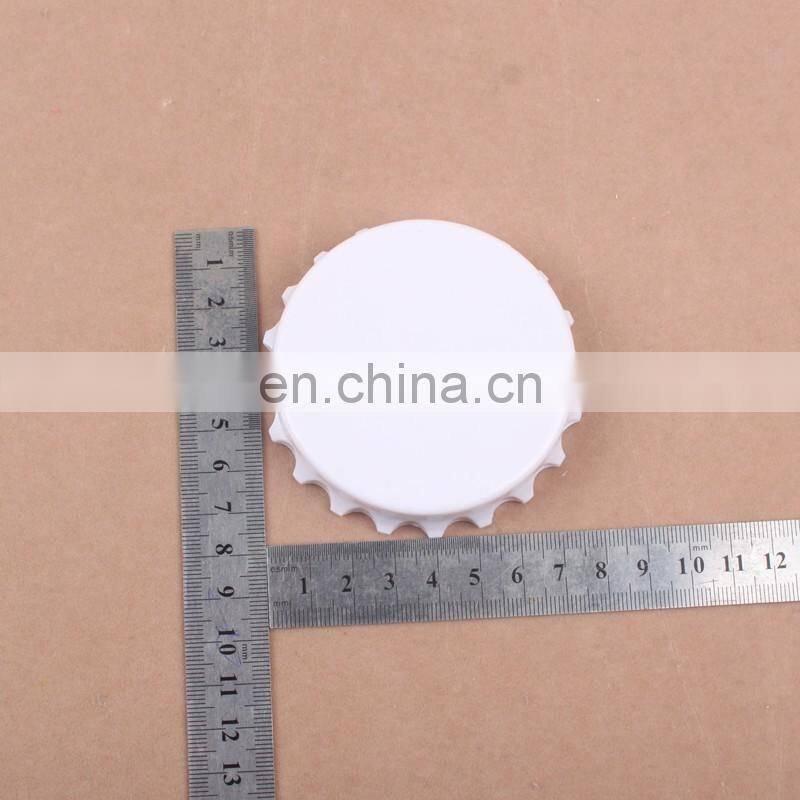 Best Seller Bottle Cap Beer Opener Round Shape Colorfull ABS Bottle Opener Magnet