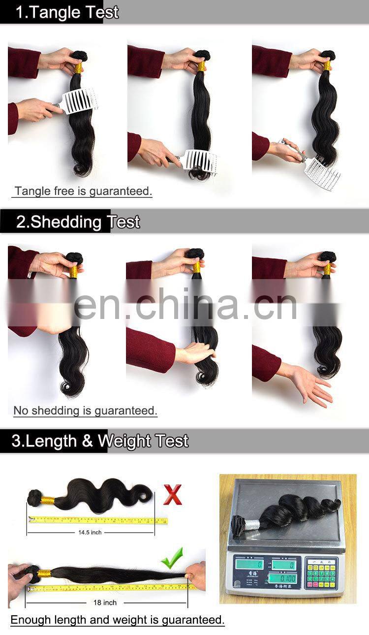 Peruvian bundles cuticle aligned hair for body wave hair extension