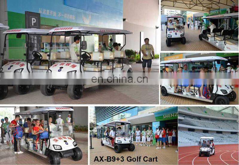 12 Seater Electric Cart, 3KW 48V Sightseeing Electric Cart for 26TH Summer Universiade| CE Certified | AX-B9+3