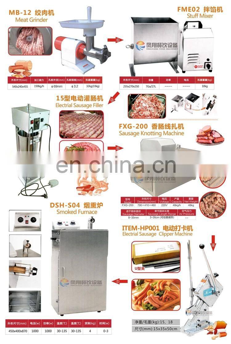 Automatic Electric Sausage Stuffing Filling Making Machine with good price