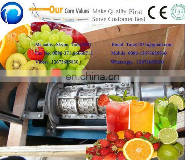 juice screw extractor/industrial fruit juicer machine / pine juice making machine