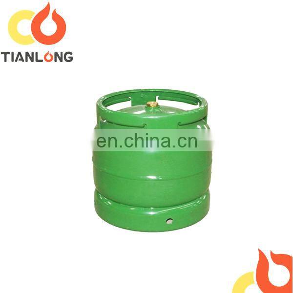 Nigeria 6KG vertical pressure lpg gas canister for cooking