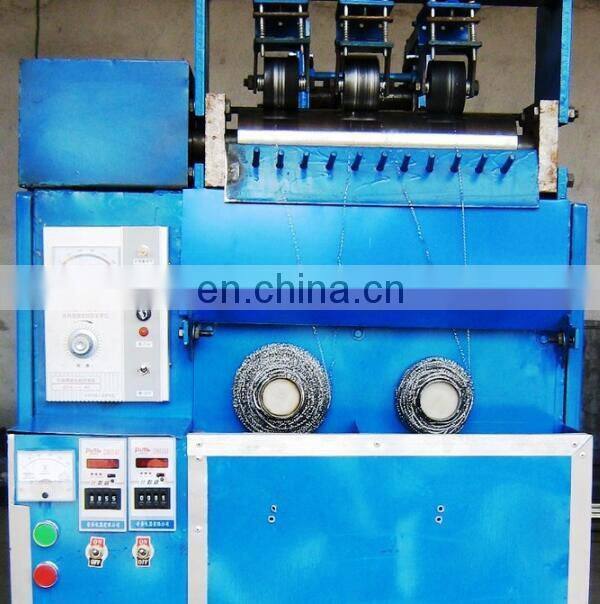 Automatic scourer machine for sale/stainless steel scourer machine price