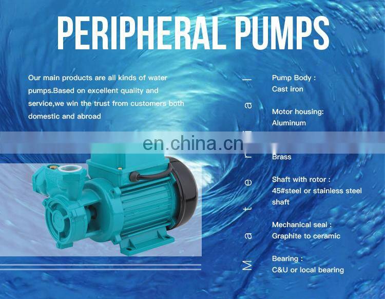 KF/1 0.5hp Small Vortex pump electric pressure domestic booster pumps